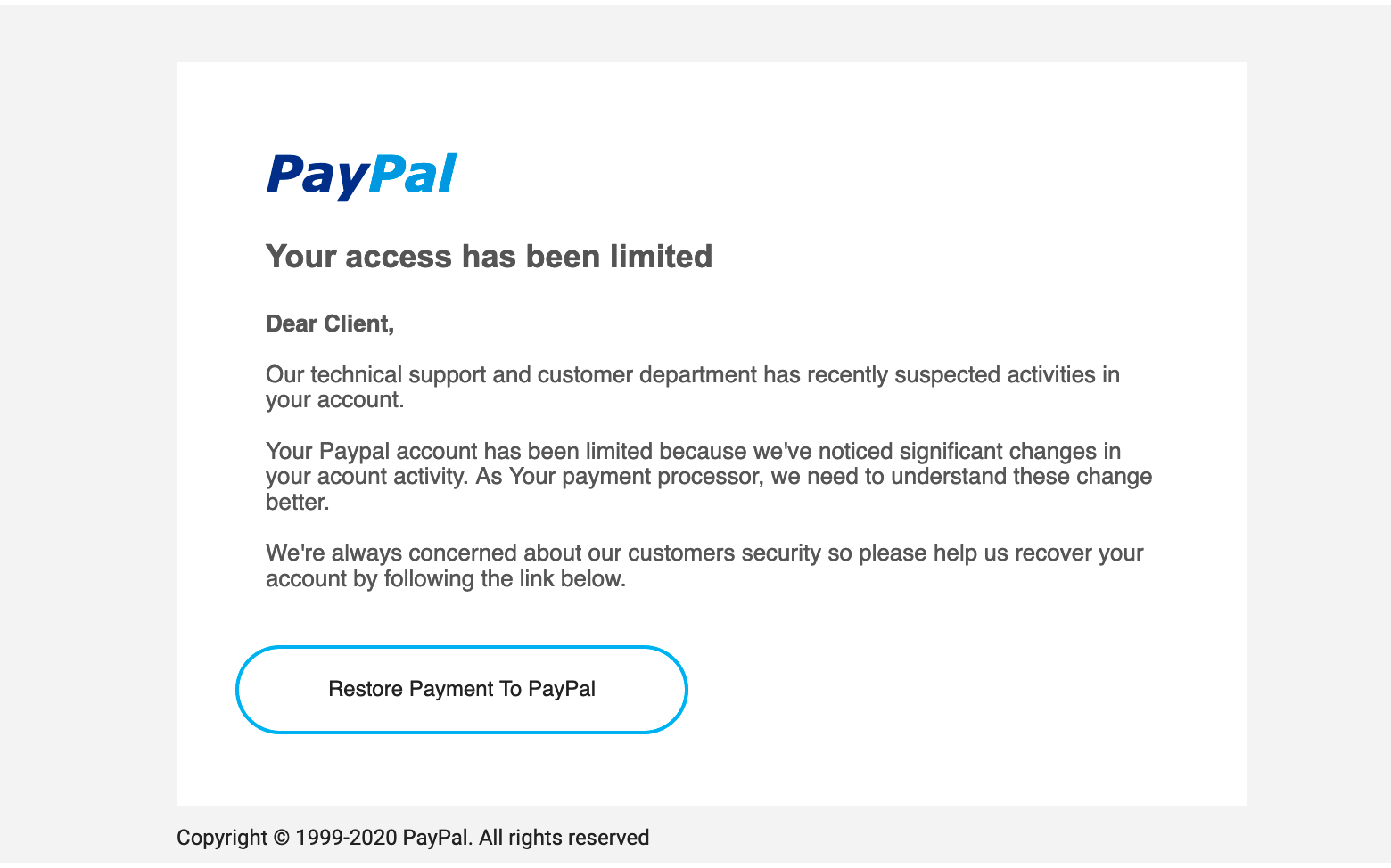 Paypal Phishing Secplicity Security Simplified